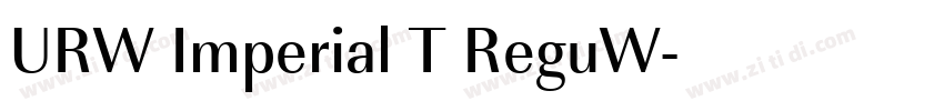 URW Imperial T ReguW字体转换 URW Imperial T ReguW字体转换